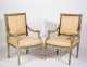 Two Pair of French Style Armchairs