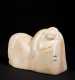 Two Carved Stone Native American Figures