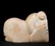 Two Carved Stone Native American Figures