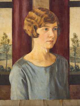 Portrait Painting of a Young Woman