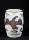 "Liberty" Eagle Decorate Bristol Glass Handled Mug