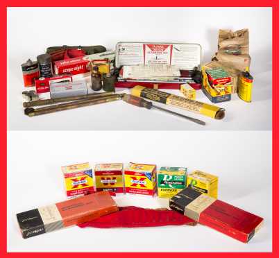 Cleaning Supply and Ammunition Lot
