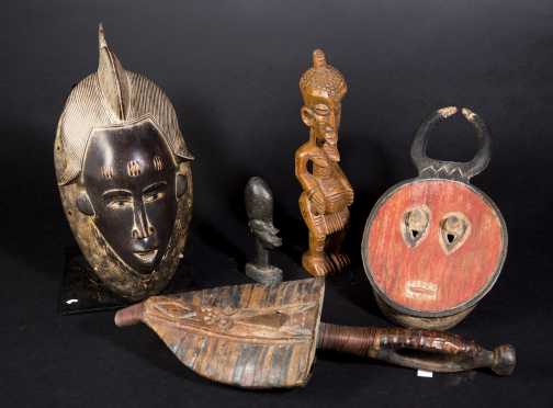 Three Decorative African Objects