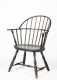 Paint Decorated Bowback Windsor Armchair