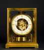 "Atmos" Brass and Glass Shelf Clock, made by the Le Coultre Co, Swiss
