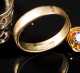 Lot of Five Gold Men's Rings and Pin