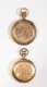 Two Ornate 14kt. Gold Pocket Watches