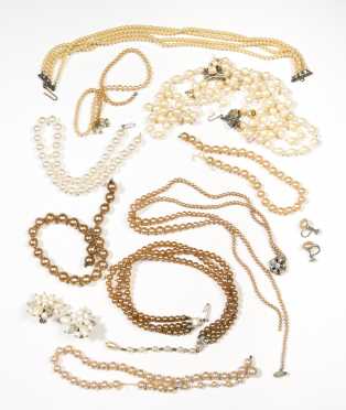 Costume Faux Pearl Lot