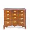 Mahogany Chippendale Block Front Chest on Chest Base