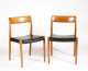 Four Niels Otto Moller Model 77 Chairs