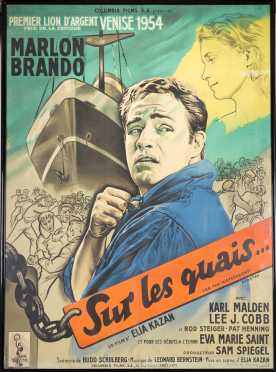 On the Waterfront, 1954 Original Large French Poster