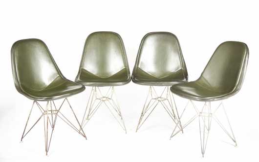Four Eiffel Chairs, Herman Miller Inc.