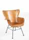 Two Alvar Aalto Style Bentwood Stools and Eames Style Molded Fiberglass Chair