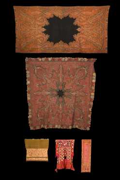 Lot of Five Middle Eastern Textiles
