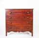 New England Grain Painted Two Drawer Blanket Chest