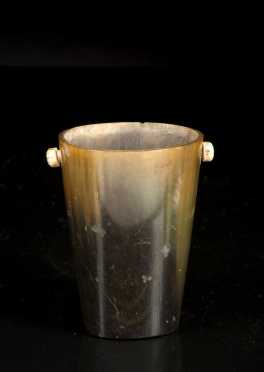 Japanese Carved Horn Cup