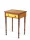 Sheraton One Drawer Stand with Tiger Maple Accents
