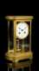Tiffany & Co. Brass and Glass Mantel Clock