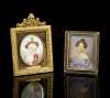 Two European Miniature Portraits of Ladies