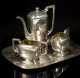 Sterling Silver Coffee Service, Tray and Pitcher