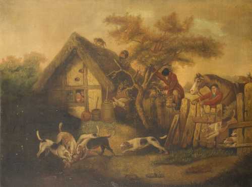 Country English Hunt School Painting