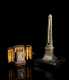 Miniature Swiss Travel Clock and Grand Tour Obelisk