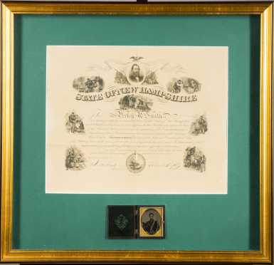Lot of Civil War Discharge Certificates
