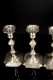 Set of Four Sterling Silver Candlesticks