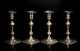 Set of Four Sterling Silver Candlesticks