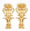Pair of Carved and Gilt Wall Decorations