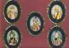 Set of Five Indian (Mughal) Miniature Paintings