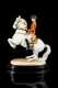 1926 Austrian Porcelain Horse Figure and Meissen Dish