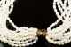Twelve Strand Rice Pearl Necklace