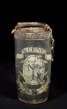 "Keene" New Hampshire Painted Leather Fire Bucket