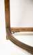 Chinese Hardwood Demilune Console Table