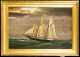 Primitive American Sailing Ship Painting "John George"
