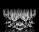 Sixteen Baccarat Crystal Glasses