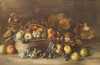 American Still Life Painting of a Fruit Basket