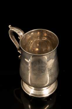 English Silver Cann- John Robbins (1774-1792)