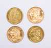 Four Gold Coins