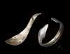 Two Northwest Coast Coin Silver Items, Bracelet and Spoon **AVAILABLE FOR $350**