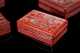Four Chinese Carved Cinnabar Boxes