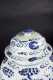 Chinese Quing Republic Blue and White Covered Jar
