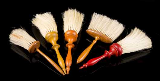 Lot of Five Canterbury, NH Shaker Brushes