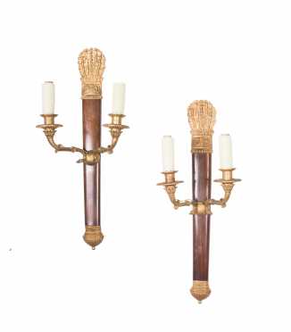 Pair of French Empire Candle Sconces