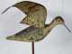 Rare oversized working shore bird with splayed tin wings