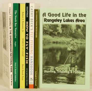 Lot Of 7 Volumes Related To Fly Fishing. All are either signed or inscribed