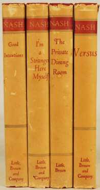 Lot Of 4 Volumes By Ogden Nash