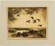 Roland H. Clark, etching, "Evening Flight, 1939,"