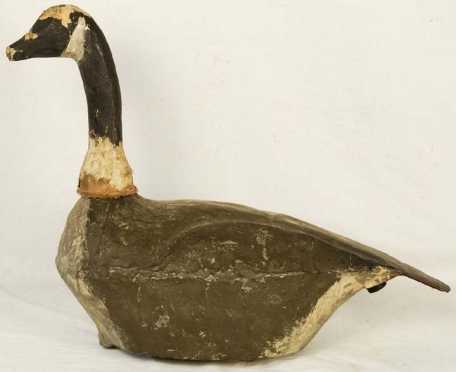 Hollow Bodied Tin Canada Goose Decoy
